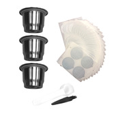 iCafilas nespresso不锈钢咖啡胶囊杯雀巢胶囊杯使用过滤器替代壳