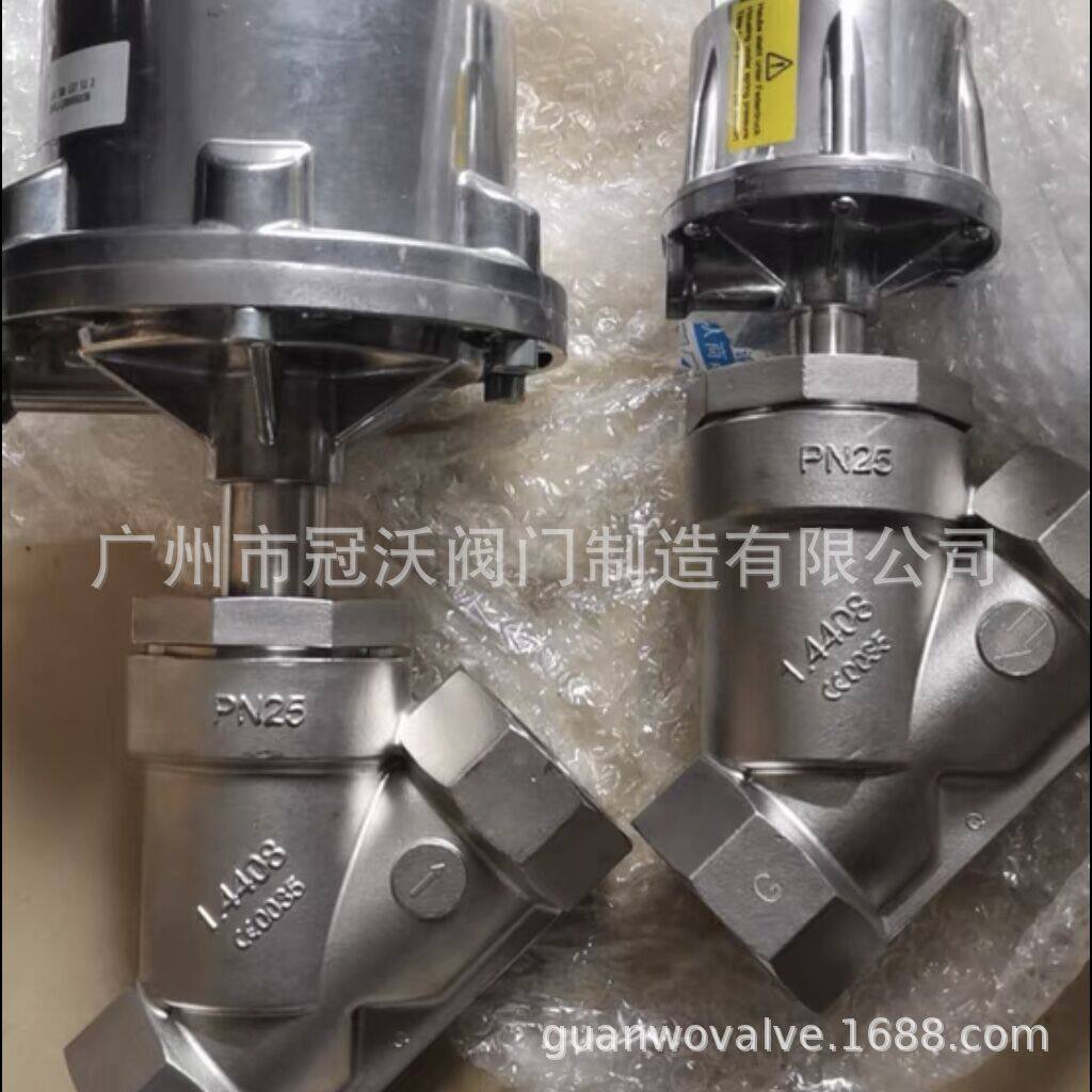 GEMU盖米气动角座阀 不锈钢螺纹514 15D 20D 25D 32D 40D-50D 65D