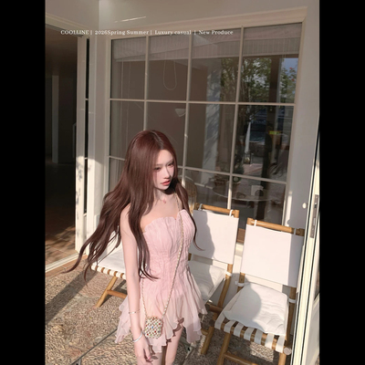 仙子之吻显白一字肩上衣