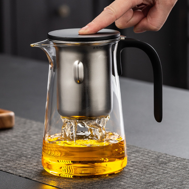 新款磁吸飘逸杯泡茶壶功夫茶具茶水分离冲茶器高档办公不锈钢内胆,餐饮具,飘逸杯,淘宝优惠券,粉丝福利购,淘宝优惠卷