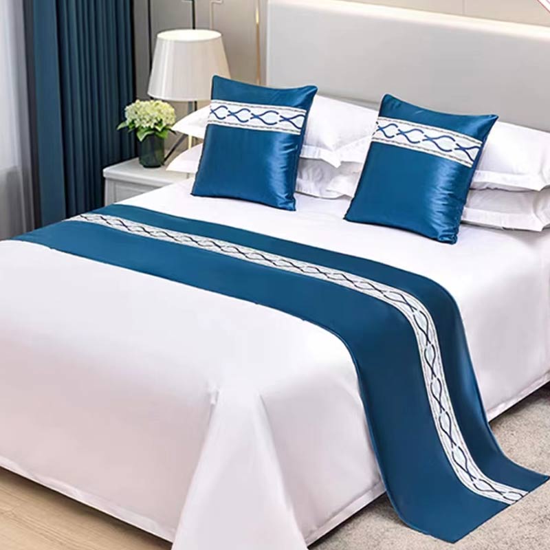 酒店床尾巾床旗宾馆床盖