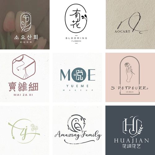 lg标志logo面包店设计餐饮花店店名公司品牌烘培店瑜伽馆门头商标