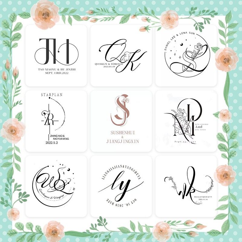 皮肤管理logo设计美容美发美体店标水印招牌瘦身瑜伽普拉提商标VI