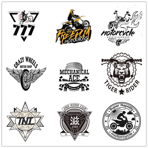 机车logo设计赛事电竞霸气卡通头像游戏战队队徽吃鸡家族霸气标志