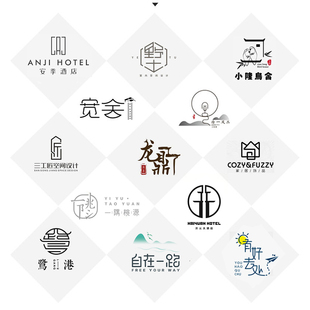 眼镜店logo设计高端原创工作室loog图标lougou商标设计标志品牌