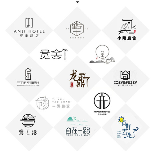 眼镜店logo设计高端原创工作室loog图标lougou商标设计标志品牌