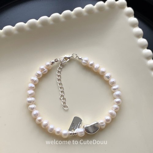 CuteDouu云中告白淡水珍珠手链