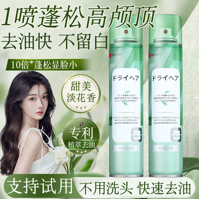 【急救快速出门】免洗干发喷雾