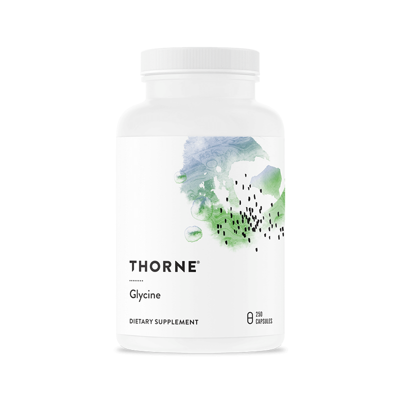 美国原装进口Thorne悦恩甘氨酸胶囊250粒解压睡眠SA512