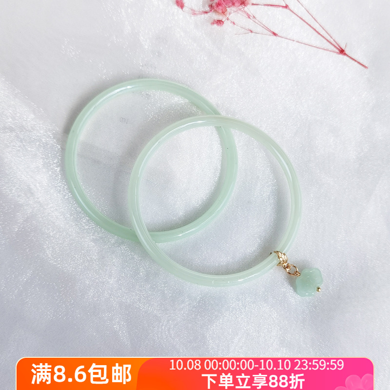 玻璃吊坠小众手镯吊坠