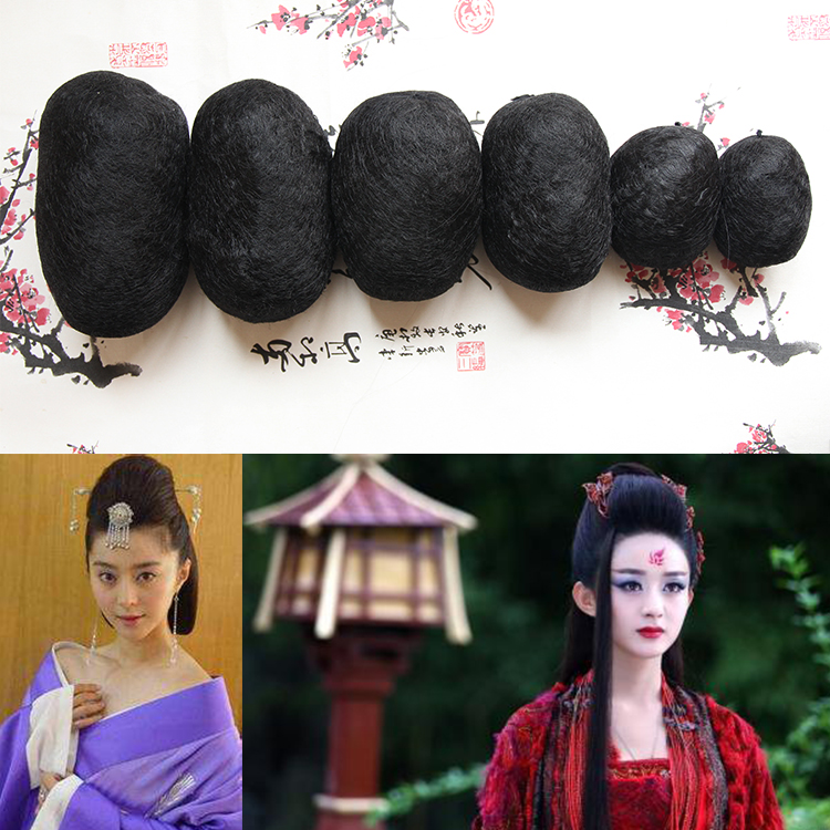 古装假发高温丝发球影楼垫发