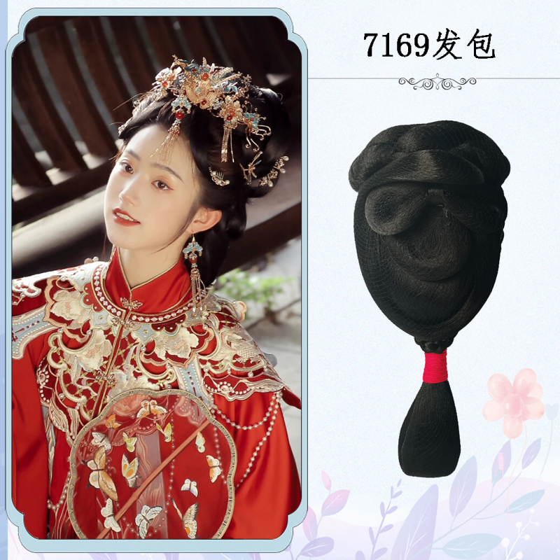 明制新娘假发古装懒人一体式唐风