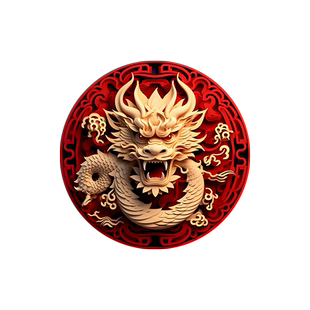 个性国潮龙图腾中国龙霸气贴纸汽车摩托电动车划痕遮挡装饰贴纸