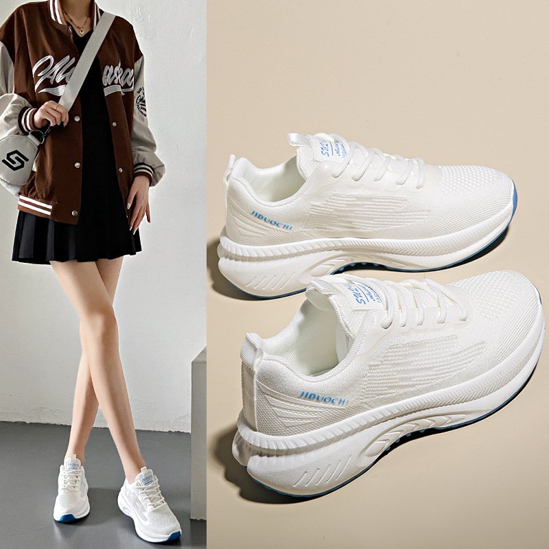 飞织鞋2024春季新韩版运动鞋女网面透气学生休闲鞋平底跑步K2502