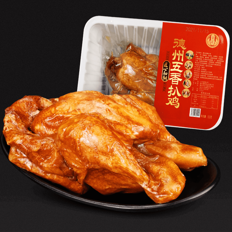 正宗德州五香扒鸡盒装卤味