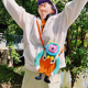 uodycoco懒猫斜挎包女手机包可爱卡通玩偶包个性 穿搭520礼物生日