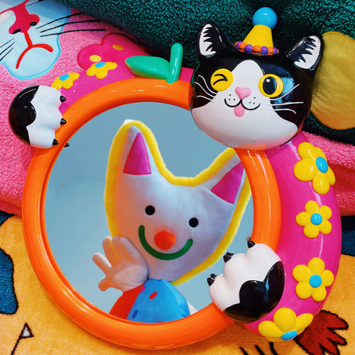 uodycoco猫咪镜子可爱原创