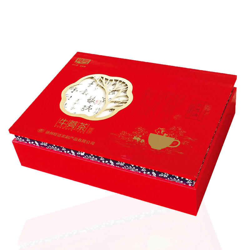 真蒡大尊享牛蒡茶牛蒡根高档木盒礼盒装300g送礼健康礼品顺丰包邮