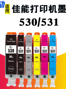 熙励 适用Canon佳能TS8750 TS8751打印机墨盒PGI-530 CLI-531