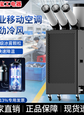 bge宝工工业冷风机车间移动空调压缩机制冷厨房降温冷气机商用