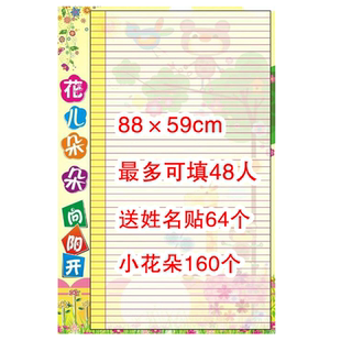 班级评比栏墙贴教室布置装饰文化墙小学生幼儿园托管班光荣榜你追我赶小组竞赛栏儿童积分表小红花奖励榜贴纸