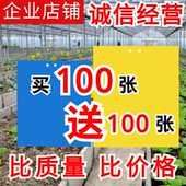 双面粘虫板大棚诱虫黄蓝板灭飞蝇蛾果园茶树菜地蓟马胶黏贴纸黄板