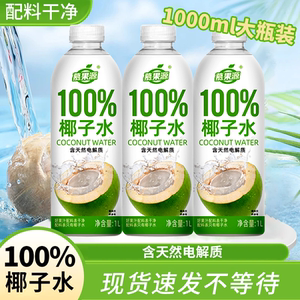特价清仓营养风味椰子汁饮料一整箱实惠价大瓶椰汁椰奶饮料1000ml