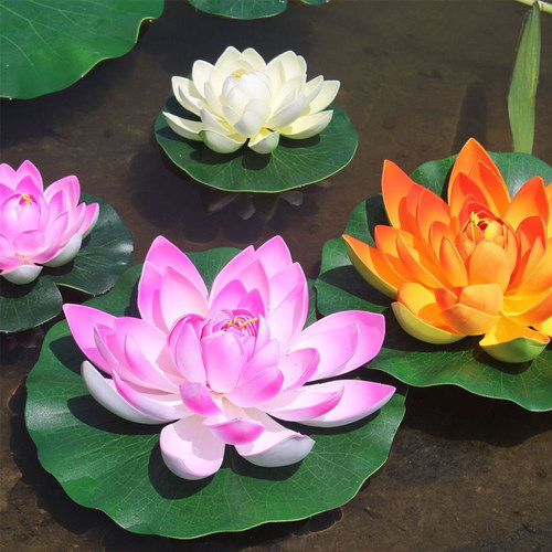 仿真荷花舞蹈道具水池装饰