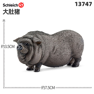 思乐schleich仿真动物模型猫狗公鸡猪宝兔子鸡舍狗屋宠物家禽玩具