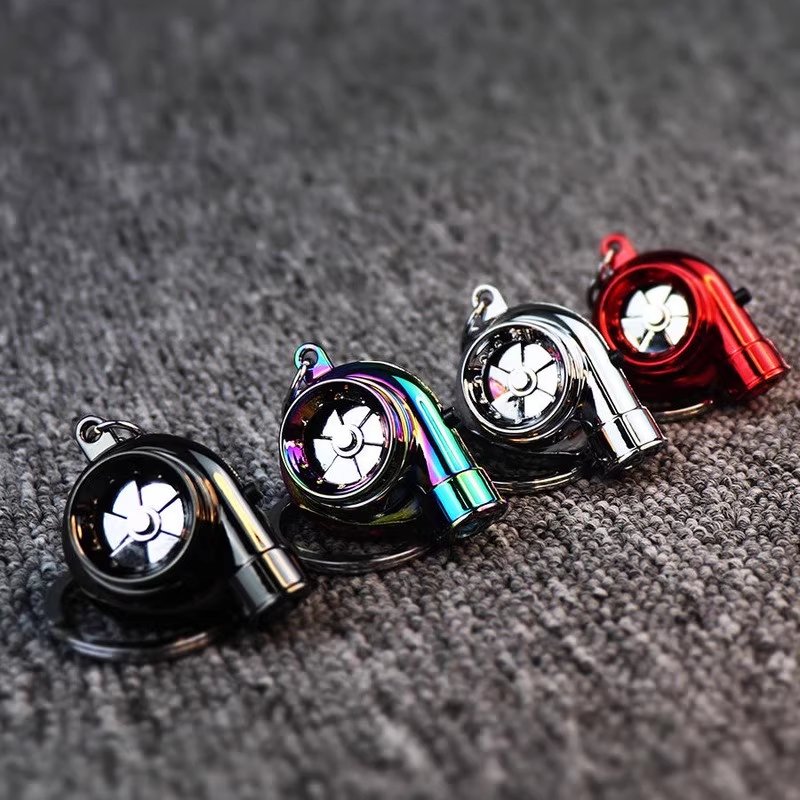 模拟涡轮声涡轮GTR创意金属钥匙扣涡轮排挡轮毂刹车盘避震器卡钳