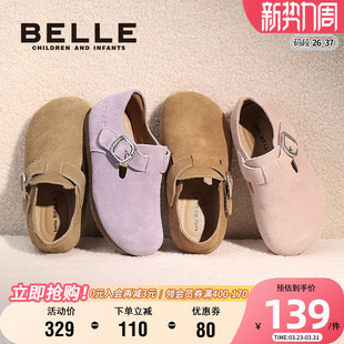 时尚 舒适轻便宝宝单鞋 百搭勃肯鞋 春季 女童小女孩公主皮鞋 百丽童鞋