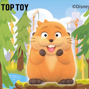 官方正品TOPTOY皮克斯河狸变身计划MINI手办盲盒Hoppers周边礼物
