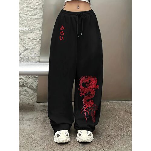 女士大码直筒街拍Sweatpants