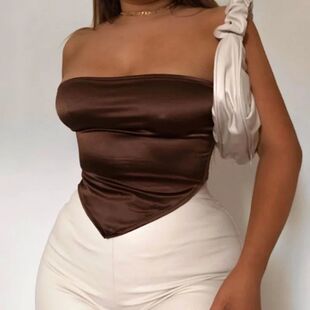 New wrap 露背修身 小裹胸背心 chest 新款 fit slim backless vest