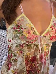 Sexy suspender vest with lace butterfly 2024吊带背心花边蝴蝶