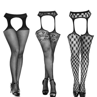 Elastic garter belt jumpsuit for women  超弹力吊袜带连裤女士
