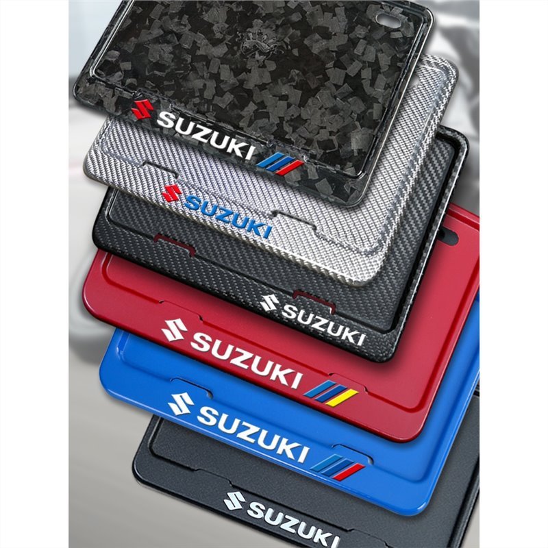 适用SUZUKI铃木摩托车牌照架 UY125 UU125 GW250踏板车后牌照框架