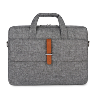 14寸手提文件袋帆布加厚会议资料袋公文档案袋文件包多层商务单位开会专用收纳公文包时尚斜跨电脑包定制logo