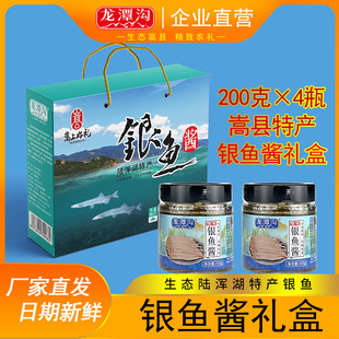 嵩县陆浑镇银鱼酱整箱特产夹馍酱海鲜酱下饭酱香辣酱包邮