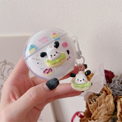 荣耀卡通立体帕恰狗奶酪耳机套软