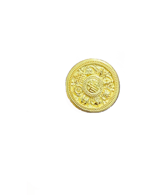 微奢妙珠女款足金黄金手牌手串