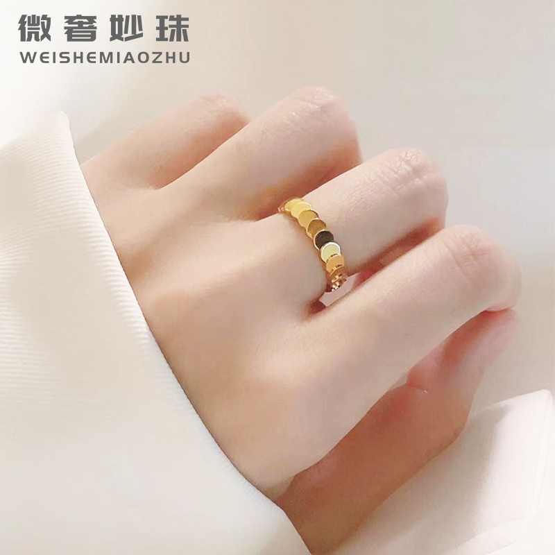 女款足金999龙鳞造型时尚新颖