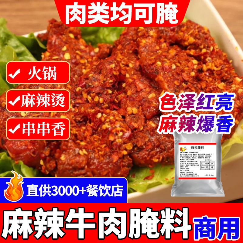 麻辣牛肉腌料商用火锅麻辣烫串串香腌肉料烧烤烤肉腌制料调味料
