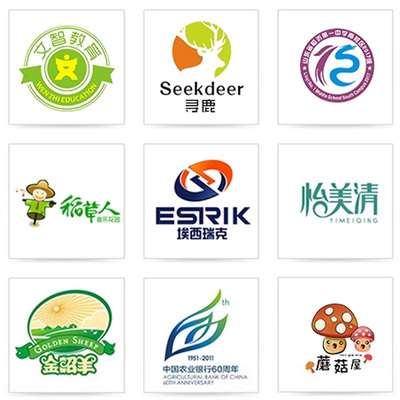 水果logo设计农场图标招牌粮食门头店标店名大米品牌商标注册定制