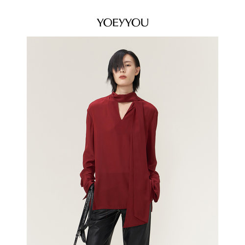 飘带衬衫小众设计师品牌