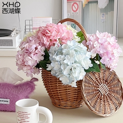 绣球仿真花高档客厅餐桌摆花