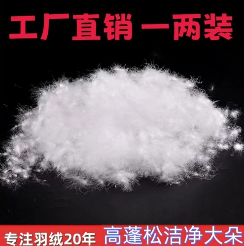 散装98白鸭绒精洗无菌50克可多拍