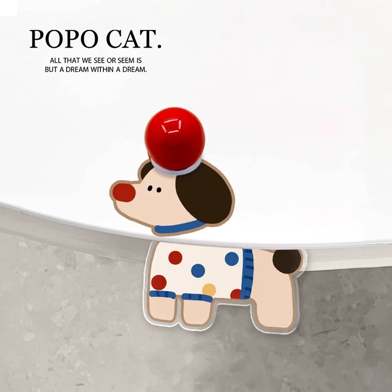 波点腊肠狗马桶提盖器不脏手