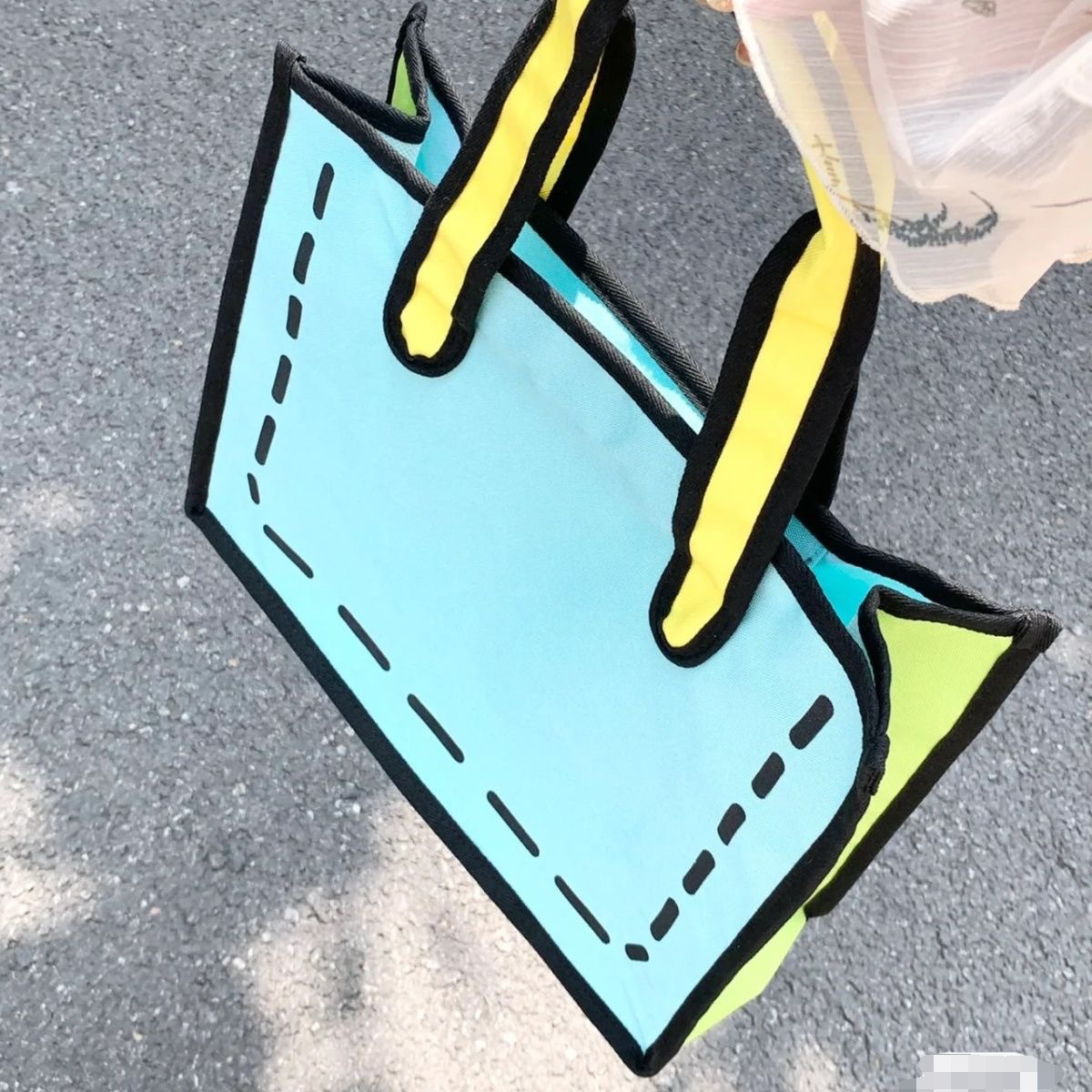 二次元帆布小包包斜挎包手提袋