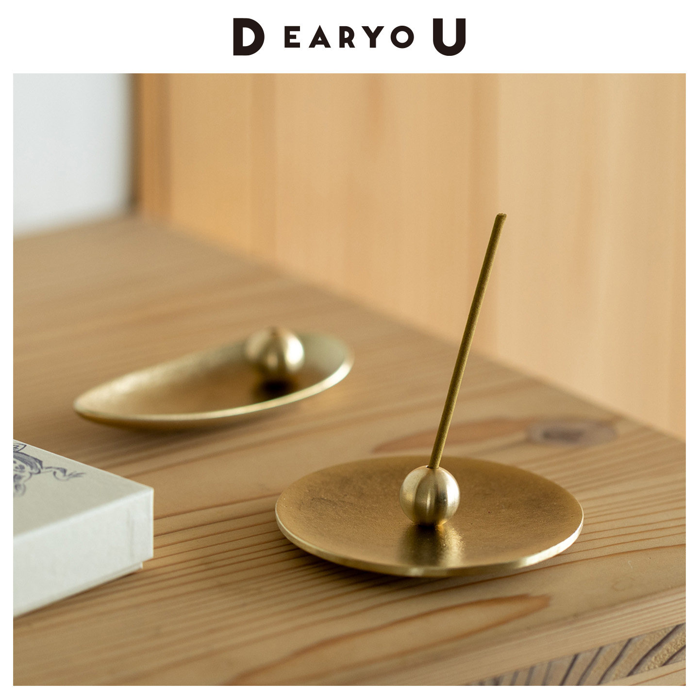 能作香插锡制香盘黄铜香立日式线香底座竹叶型香托日本原装进口,家居饰品,香薰炉,淘宝优惠券,粉丝福利购,淘宝优惠卷